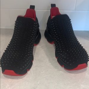 Christian Louboutin Spike-Sock Sneakers